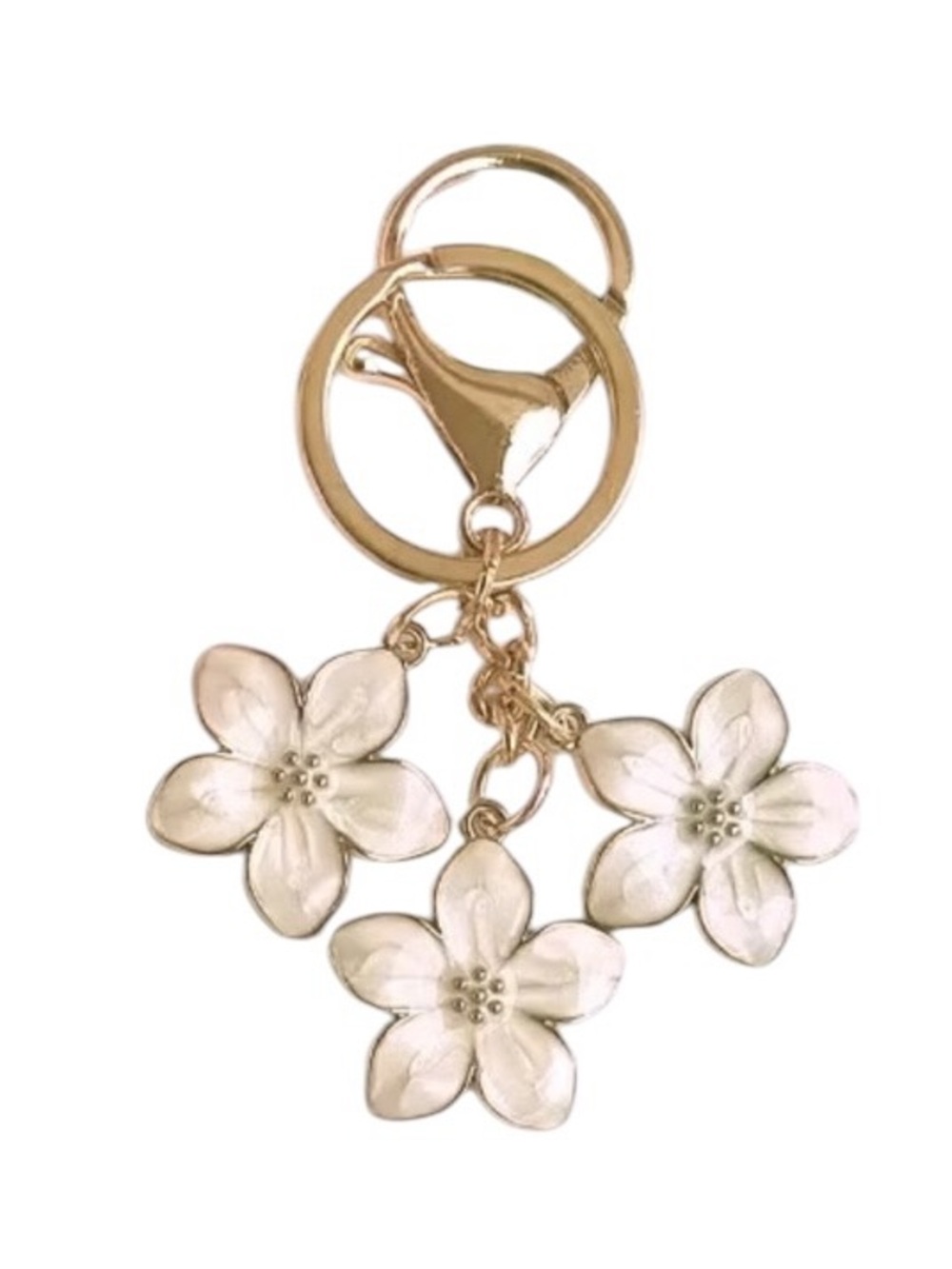 flower bag charm